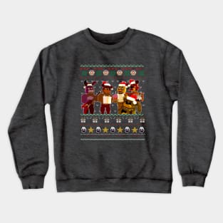 Holidays With Five Night at Christmas style ugly Crewneck Sweatshirt